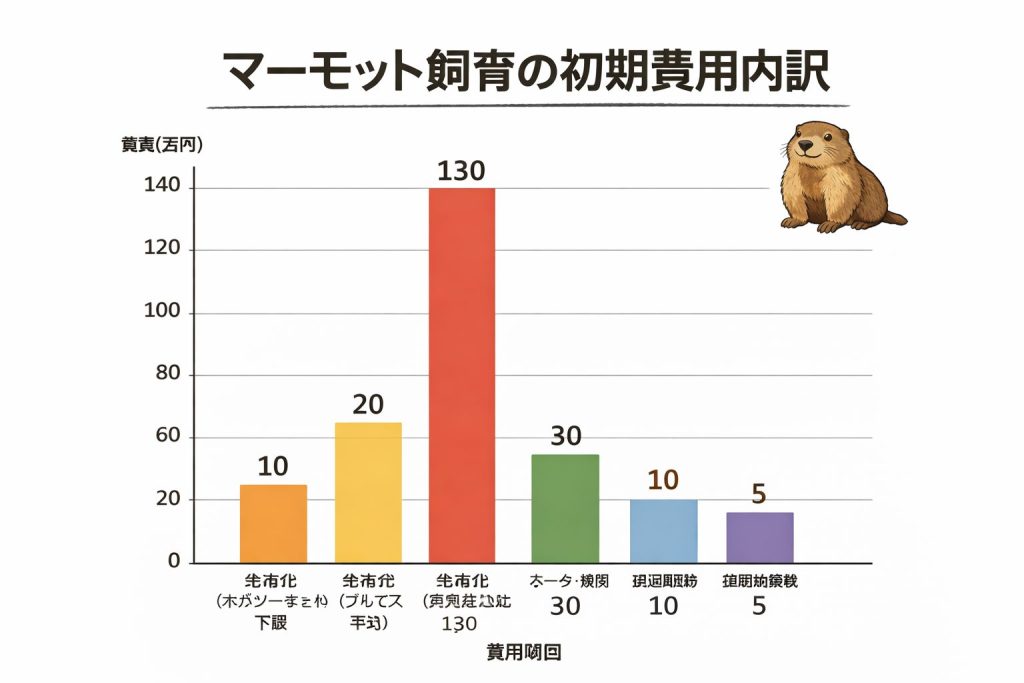 マーモット飼育の初期費用分析