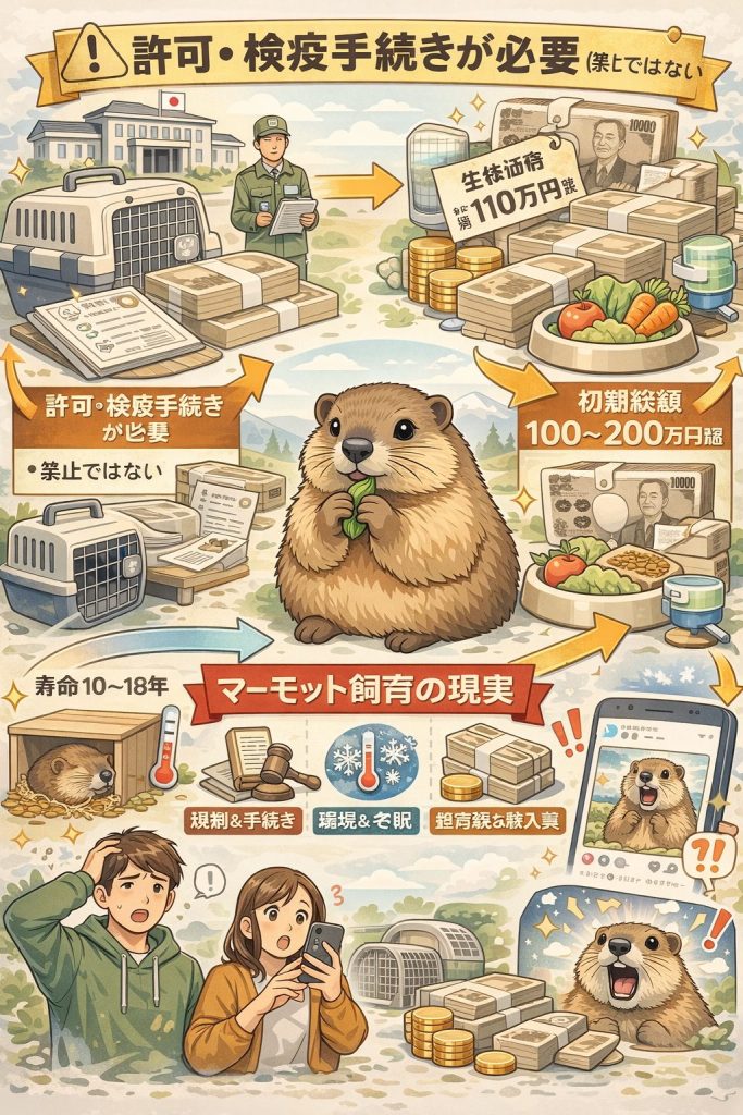 マーモット飼育の現実