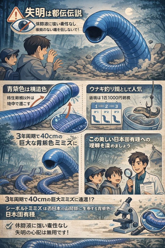 シーボルトミミズの正体から失明の噂の真相、そしてその不思議な生態まで