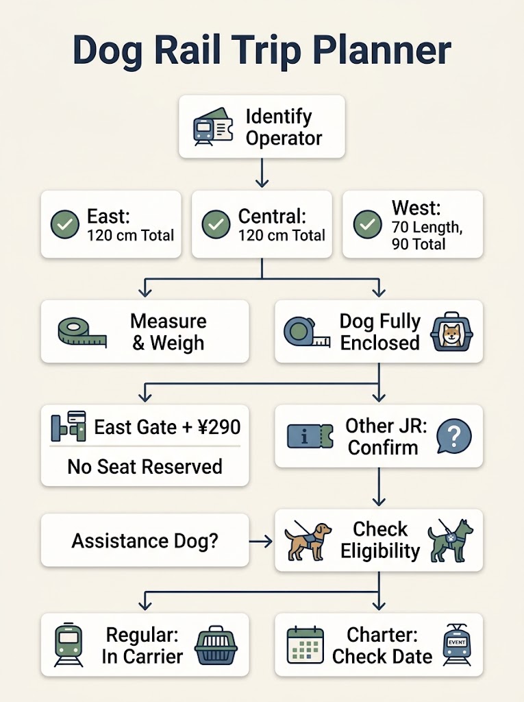 Dog Rail Trip Planner
