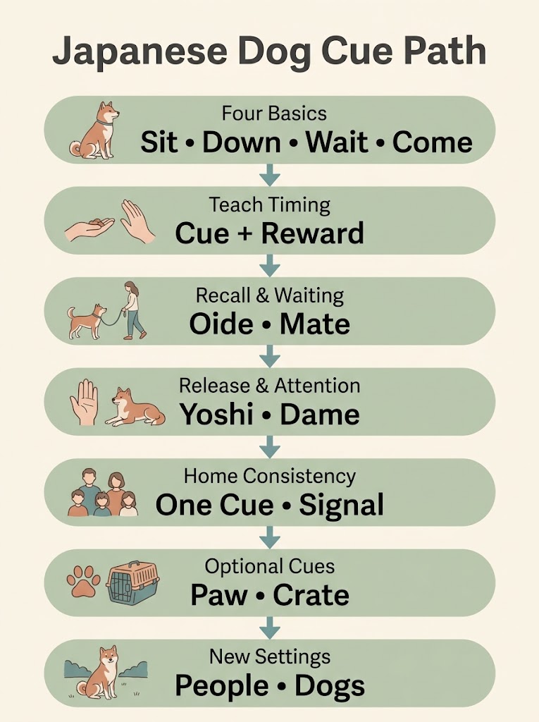 Japanese Dog Cue Path